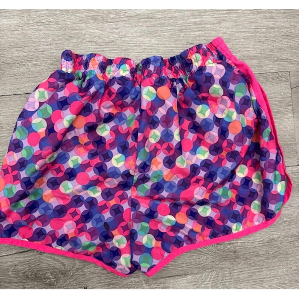 Colorful Athletic Running Shorts Built In Brief Lined Lightweight Print XL 14/16